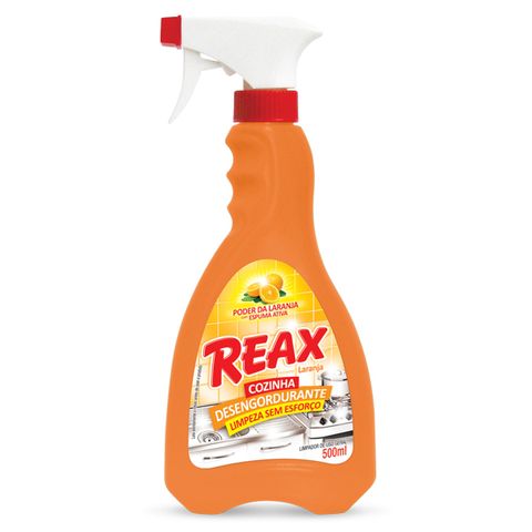 REAX-DESENGORDURANTE-LARANJA-GATILHO-500ML REAX-DESENGORDURANTE-LARANJA-GATILHO-500ML