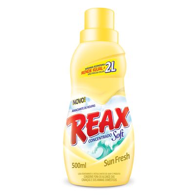 Amaciante-de-roupas-concentrado-REAX-Soft-sun-fresh-500ml