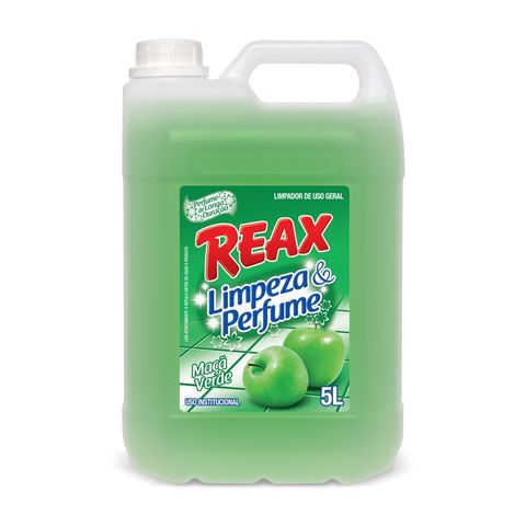 Limpador-perfumado-REAX-maca-verde-5-Litros Limpador-perfumado-REAX-maca-verde-5-Litros