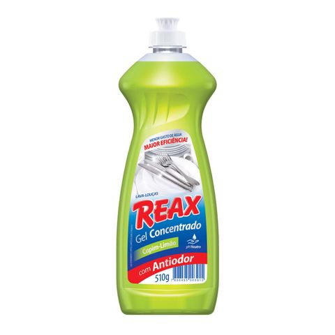 Detergente-em-Gel-Concentrado-REAX-Capim-Limao-510g Detergente-em-Gel-Concentrado-REAX-Capim-Limao-510g