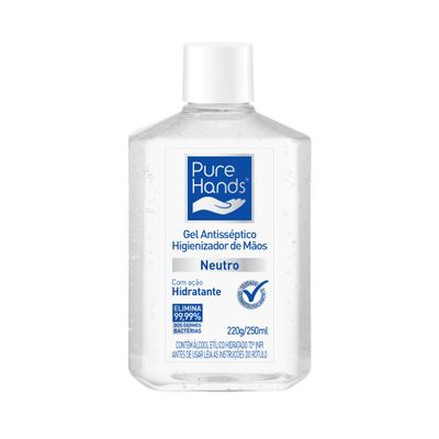 Alcool-em-Gel-Antisseptico-para-as-maos-pure-hands-250ml-neutro