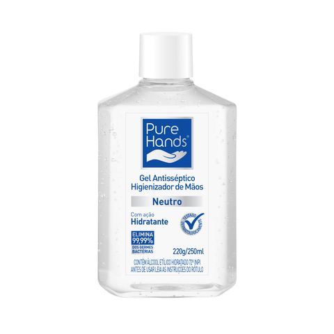 Alcool-em-Gel-Antisseptico-para-as-maos-pure-hands-250ml-neutro Alcool-em-Gel-Antisseptico-para-as-maos-pure-hands-250ml-neutro