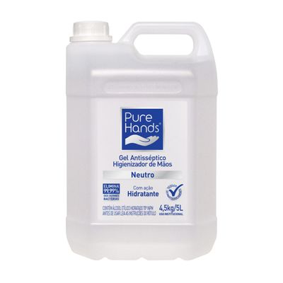 Alcool-em-Gel-Antisseptico-para-as-maos-Pure-Hands-Neutro-5-Litros