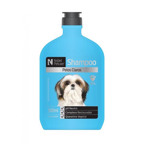 Shampoo-Pelos-Claros-Nobel-PetCare-500ml Shampoo-Pelos-Claros-Nobel-PetCare-500ml