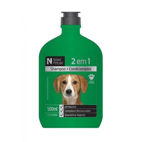 Shampoo---Condicionador-2-em-1-Nobel-PetCare-500ml Shampoo---Condicionador-2-em-1-Nobel-PetCare-500ml